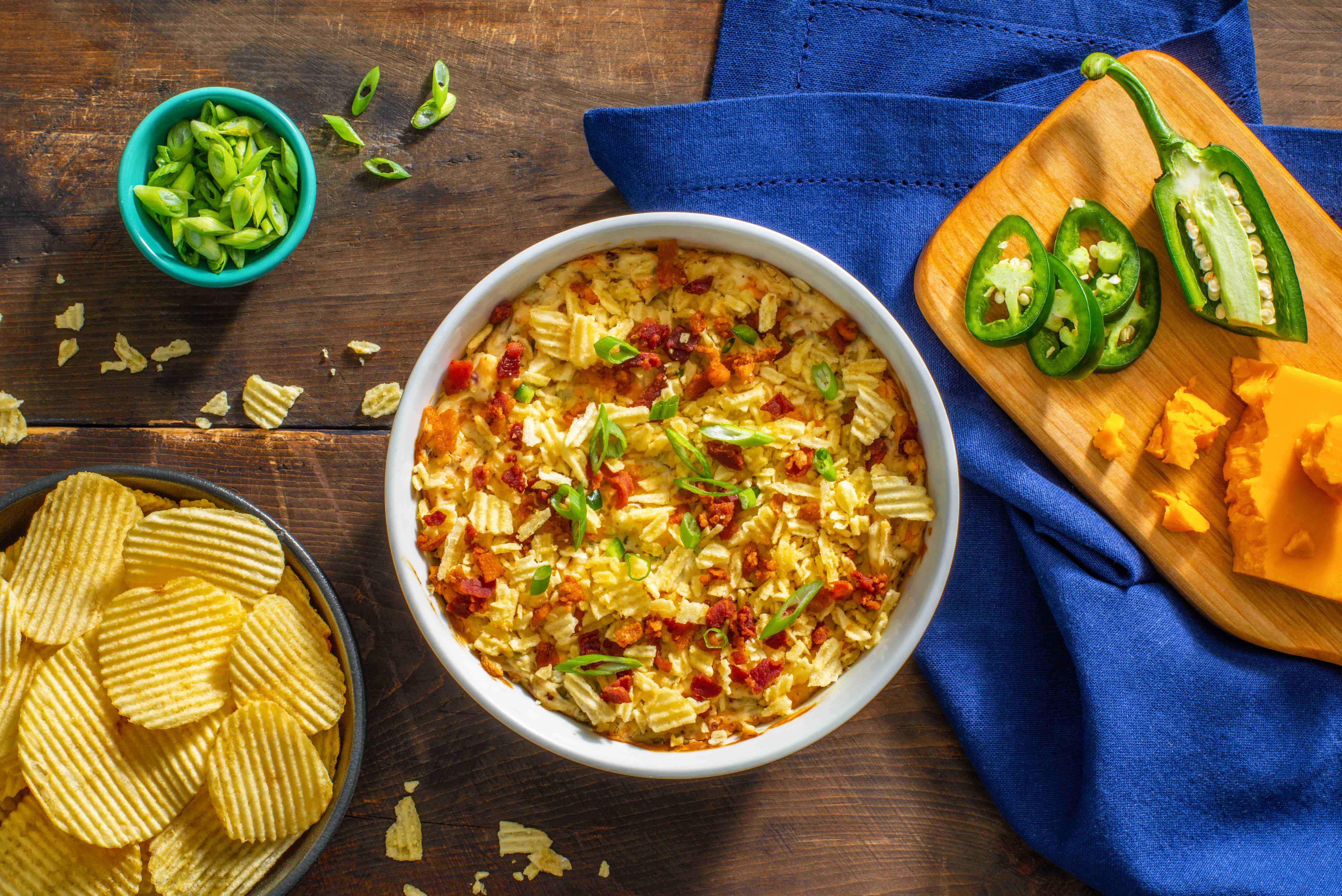 RUFFLES® Baked Potato Dip More Smiles With Every Bite